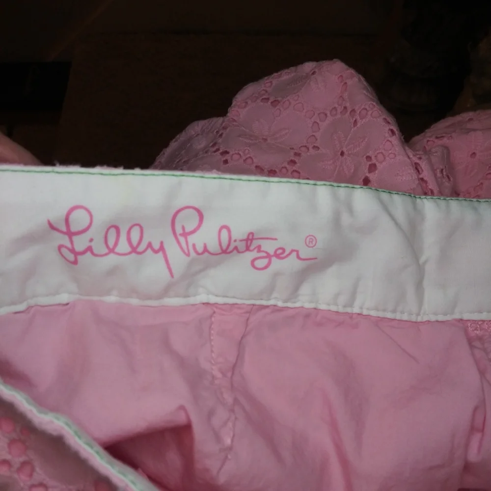 Lilly Pulitzer Pink Barbiecore Eyelet Buttercup Shorts - Picture 6 of 9